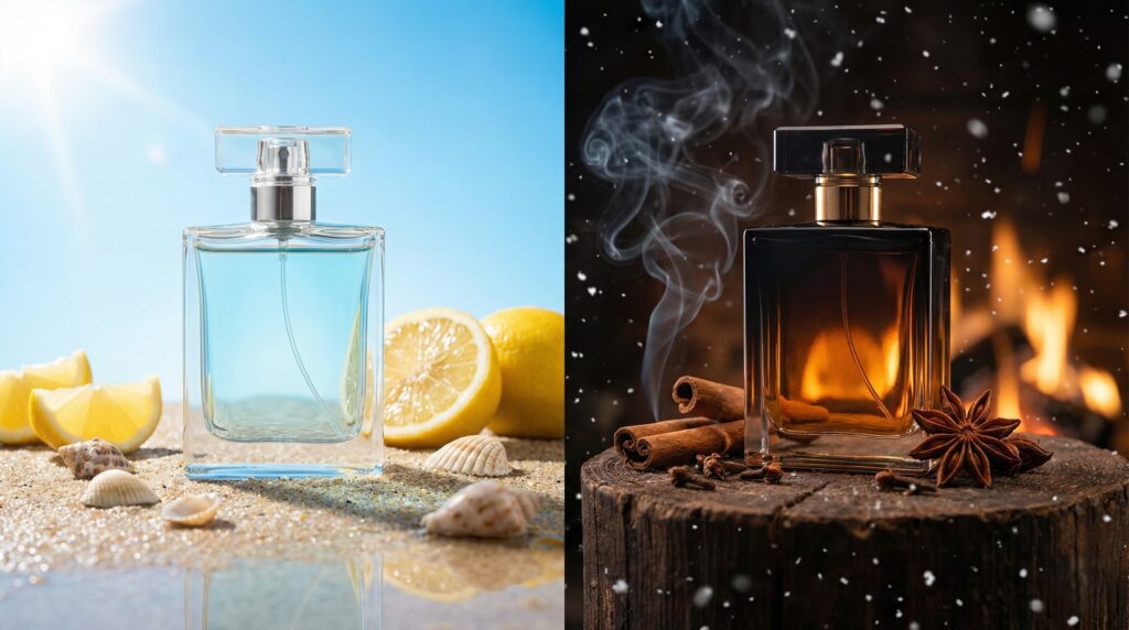 الفرق بين العطور الشتوية والصيفية