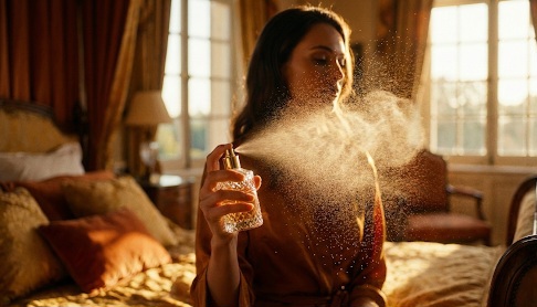 7 أماكن في الجسم لرش العطر
