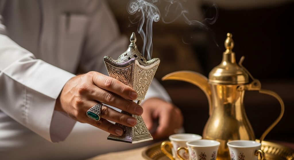 البخور رمز الضيافة